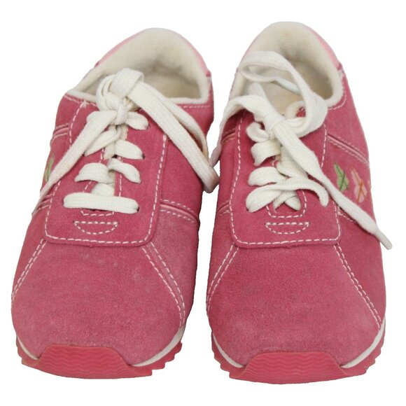 2006 Gymboree Mix N Match Suede Sneakers Shoes sz 12 Heart Argyle Tennis BTS Fal - Picture 2 of 10